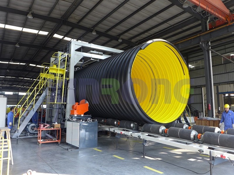 PE鋼帶增強螺旋波紋管生產線